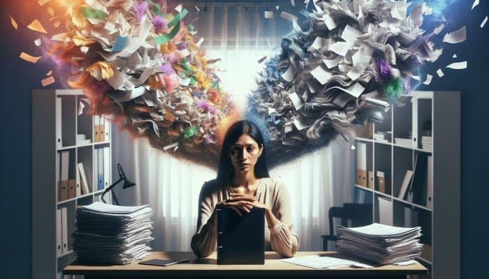 Top-Rated Debt Consolidation Lenders on X: Best UK Options | DCL Top-Rated Debt Consolidation Lenders on X: Person consolidating scattered debt papers into one organized folder, symbolising financial relief.