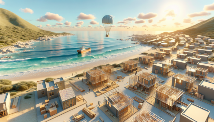 Skilled local builders in Mossel Bay's coastal landscape construct affordable, sustainable homes using prefab and eco-friendly materials.