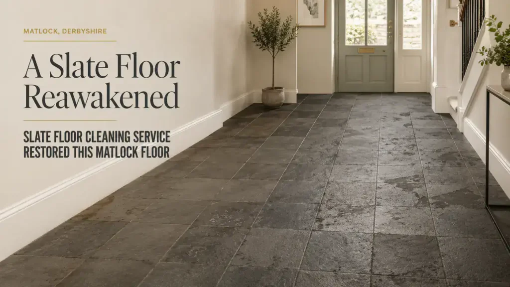 Slate Floor Cleaning Service Transforms Matlock Spaces