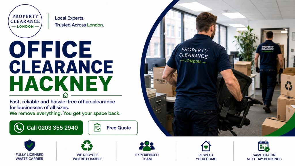Office Clearance Services in Hackney: Efficient and Reliable Solutions
